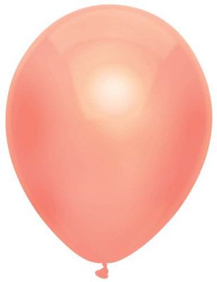 Balloons metallic rose gold (Ø30cm, 50pcs)