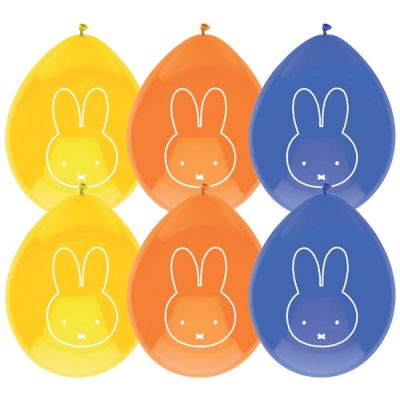 Balloons Miffy (Ø30cm, 6pcs)