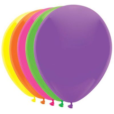 Balloons neon (Ø25cm, 100pcs)