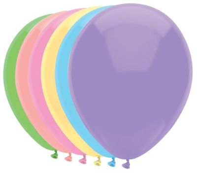 Balloons pastel mix (Ø30cm, 10pcs)