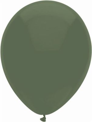 Balloons uni moss green (Ø30cm, 10pc)