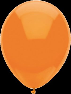 Balloons uni orange (Ø30cm, 50pcs)