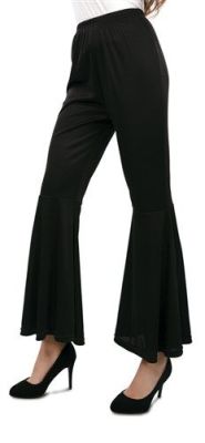 Bell bottom jeans black (one size)