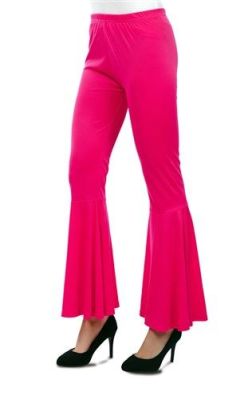 Bell bottom jeans pink (one size)