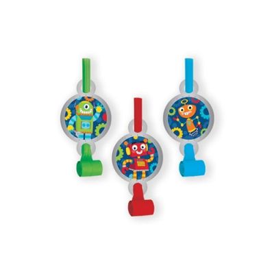 Blow outs party robots (8pcs)