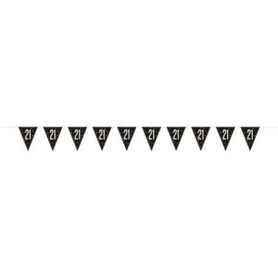 Bunting glitz black&silver ’21’ (2,74m)