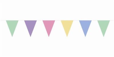 Bunting pastel multicolor (10m)