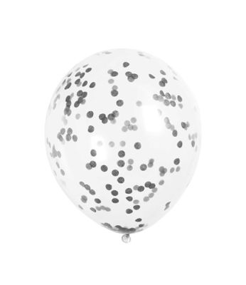 Confetti balloons multicolor (Ø30cm, 5pcs)