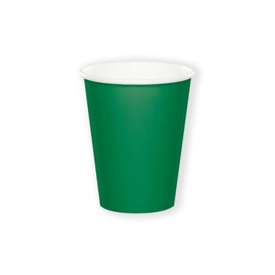 Cups emerald green (266ml, 8pcs)