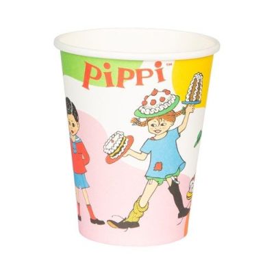 Cups Pippi (250ml, 8pcs)