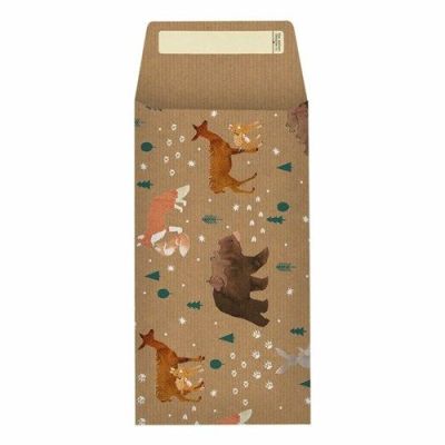 Envelope giftbags Liun (FSC, 12x22cm, 100st)