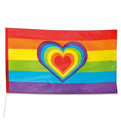 Facade flag rainbow (90x150cm)