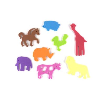 Foam animals Create-it (64pcs)