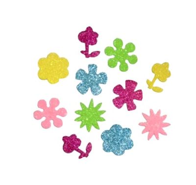 Foam flower mix glitter Create-it (25pcs)