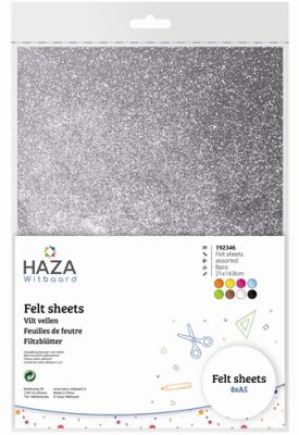 Foam glitter sheets Create-it (A4, 4 sheets)