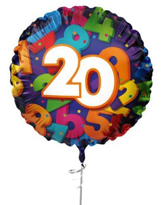 Foilballoon ’’20’’ (45cm)