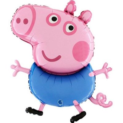 Foilballoon ’George’ Peppa Pig (76cm)