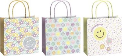 Gift bags Smiley (FSC, 3st, 20x8x20cm)