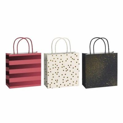 Giftbags Coco (FSC, 3st, 20x8x20cm)