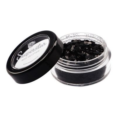 Glitter chunky biodegrad. black (6ml)