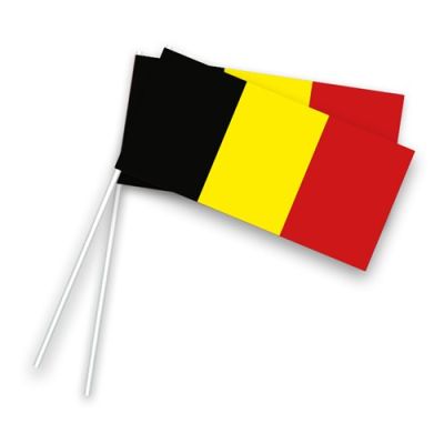 Hand flags Belgium