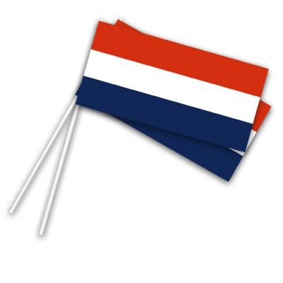 Hand flags Netherlands 