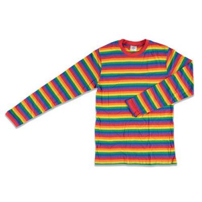 Men’s shirt longsleeve rainbow (M)