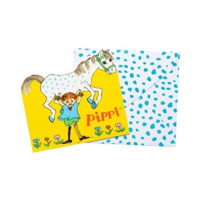 Invitations Pippi (8pcs)