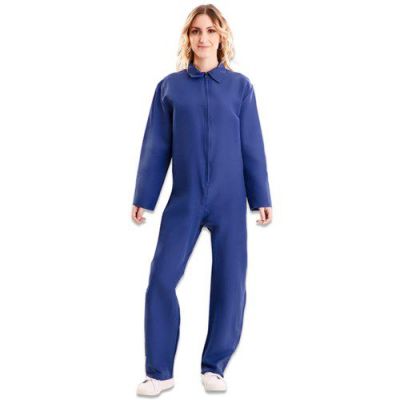 Jumpsuit blue adult costume (S)