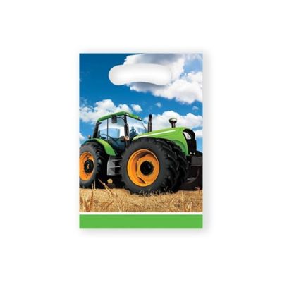 Loot bags tractor time (8pcs)