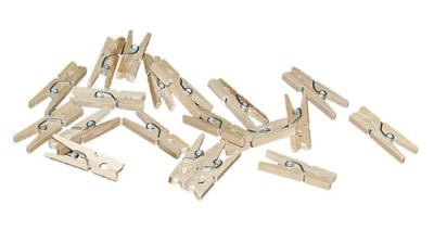 Mini pegs natural (20pcs)