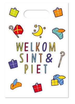 Party bags ’Welkom Sint & Piet’ (6pcs)