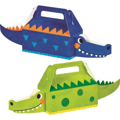 Party boxes alligator party (4pcs)