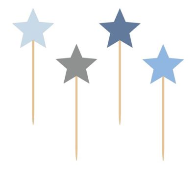 Party picks stars (8pcs)