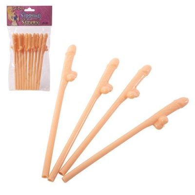 Penis straws (10pc)