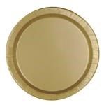 Plates gold (Ø18cm, 8pcs)