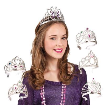 Princess tiara Diana (6pc, assorted)