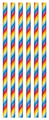 Straws rainbow (20pcs)