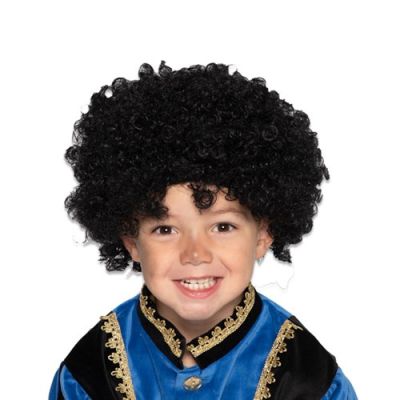 Wig Junior ’Piet’ wig black